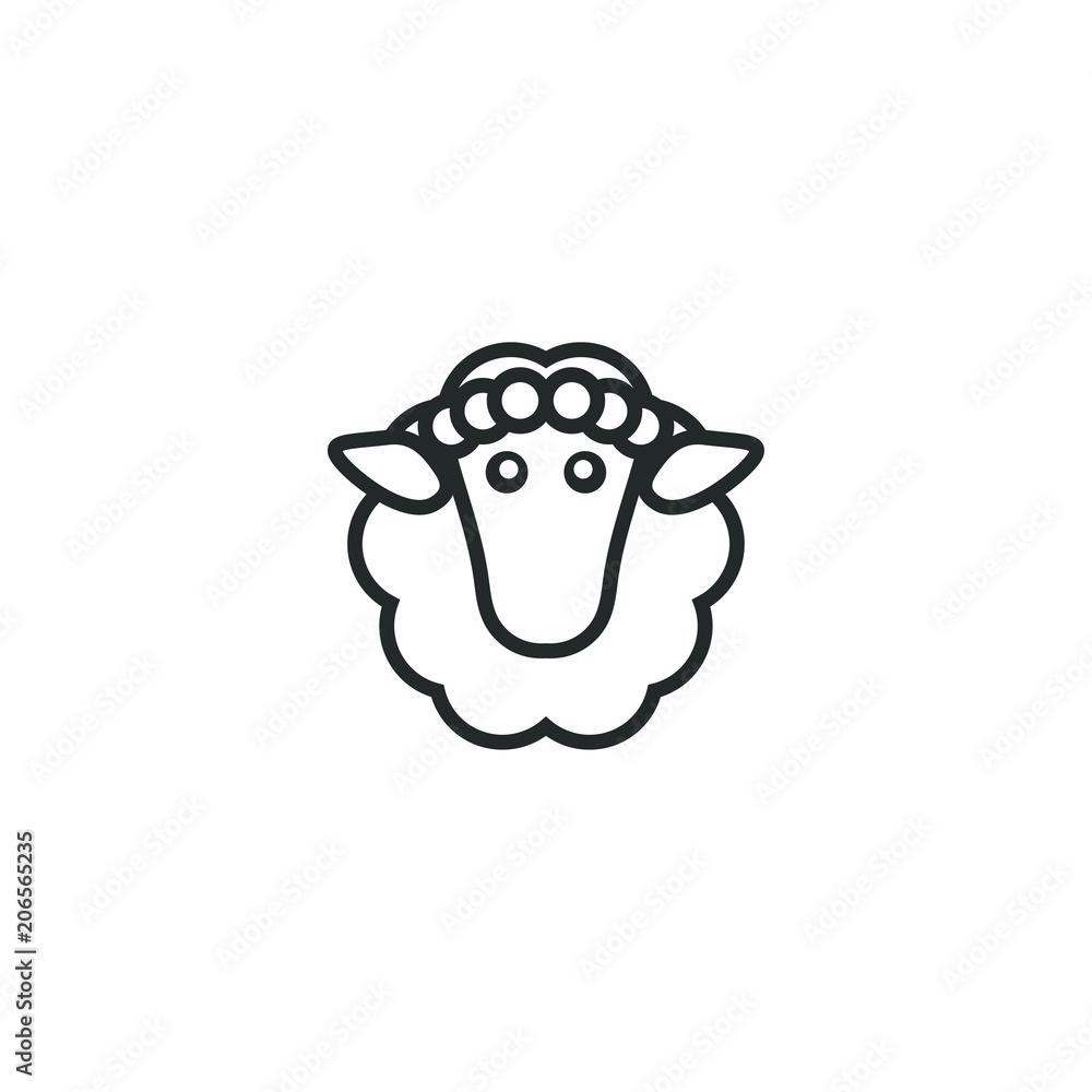 Sheep logo icon template Sheep logo icon template