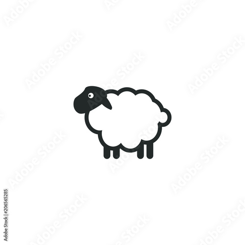 Sheep logo icon template © haris