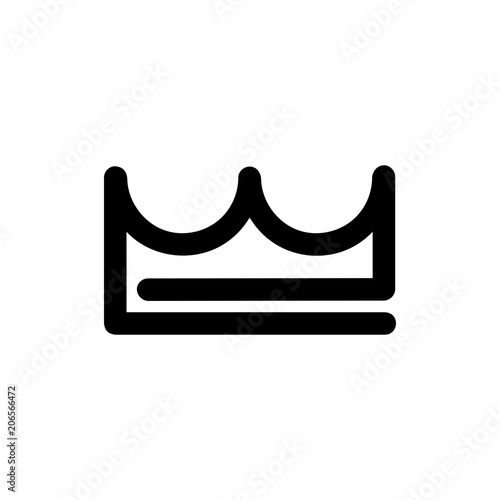 Vector of Symbol Crown. Graphic Art King