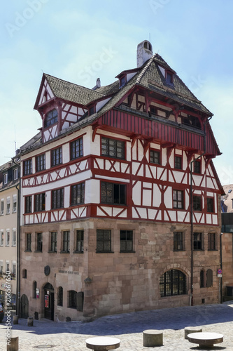 Albrecht Duerer House, Nuremberg, Middle Franconia, Bavaria, Germany, Europe