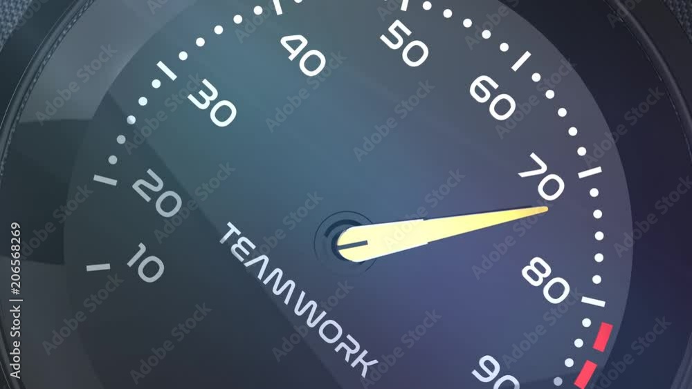 teamwork meter or indicator conceptual animation teamwork meter or indicator conceptual animation