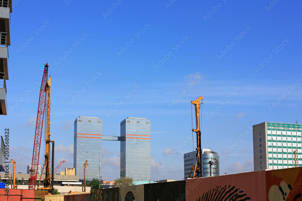 Obraz premium Skyscrapers in Moscow