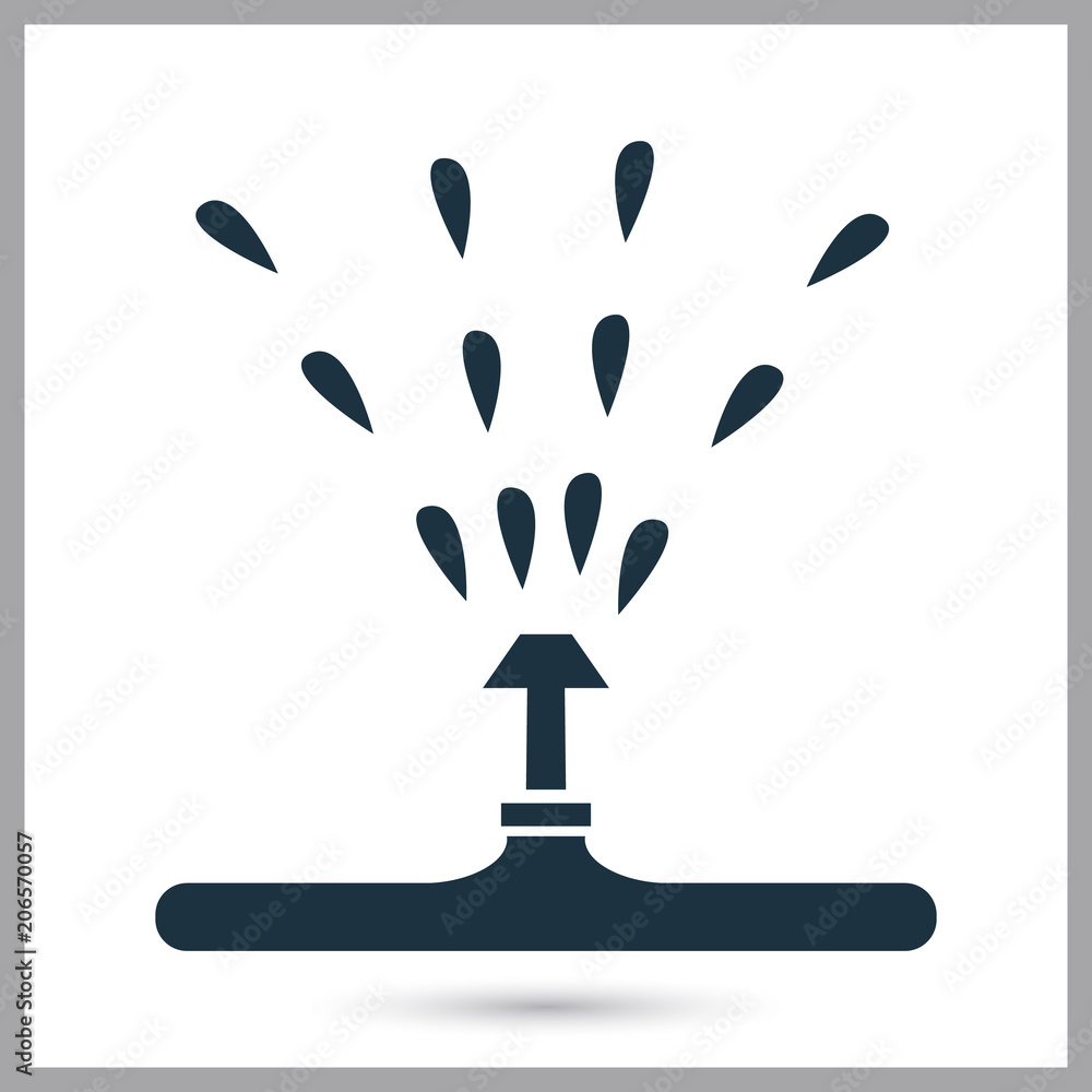 Irrigation system simle icon Stock Vector Adobe Stock