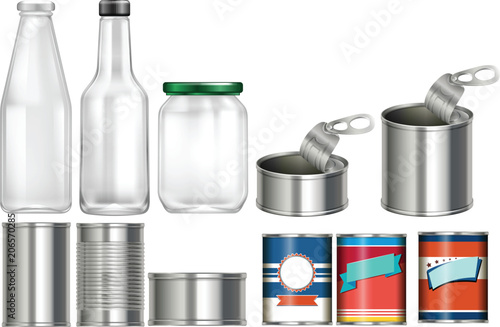 A Set of Empty Container