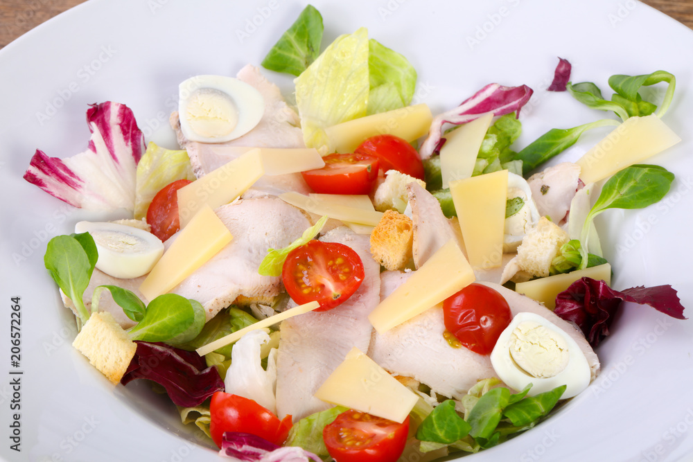 Salad with ham Salad with ham