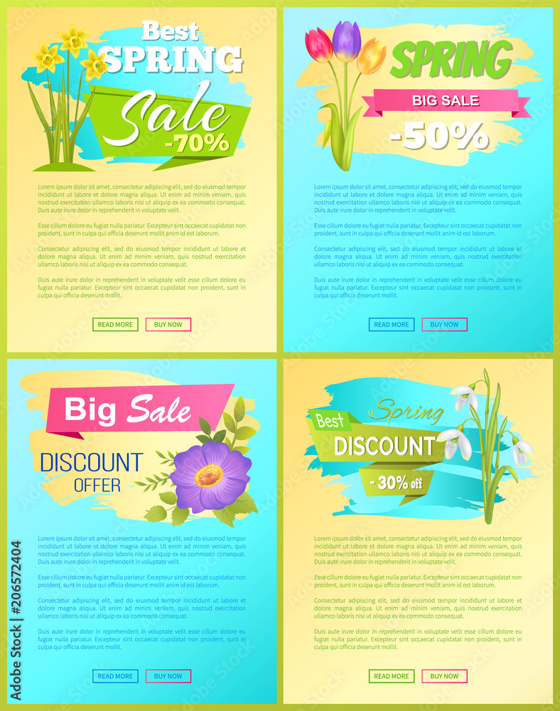 Best Discount Spring Sale New Offer Premium Poster