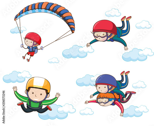 A Set of Extreme Sport on Sky