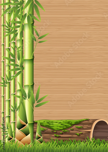 Bamboo and Bamboo Shoot Template