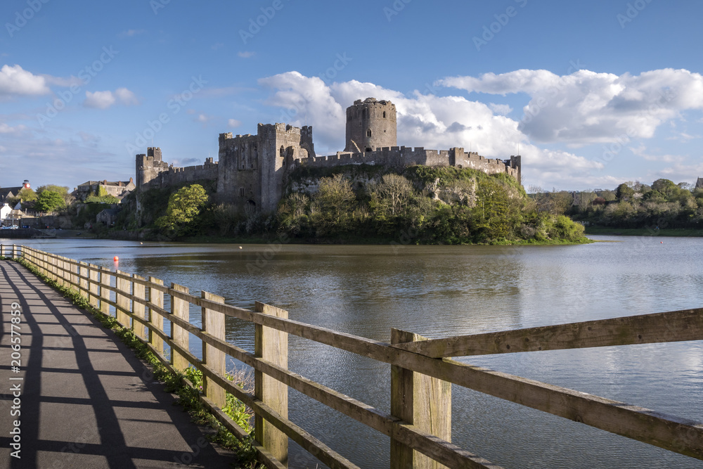 Fototapeta premium Pembroke Castle Pembroke Pembrokeshire Wales