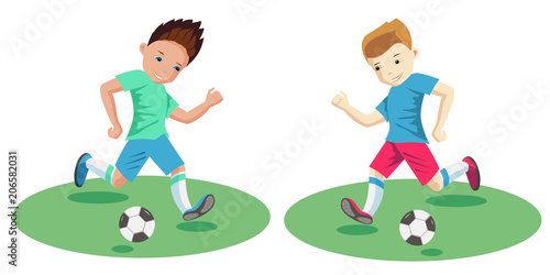 Εκτύπωση καμβά Soccer player with ball