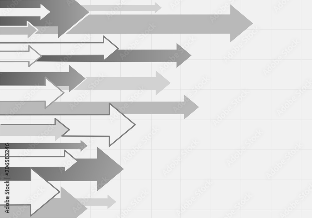 Financial Arrow Graph Financial Arrow Graph