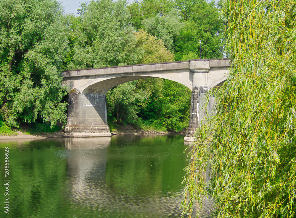 Fototapeta premium Brücke Bad Honnef (Hafen)