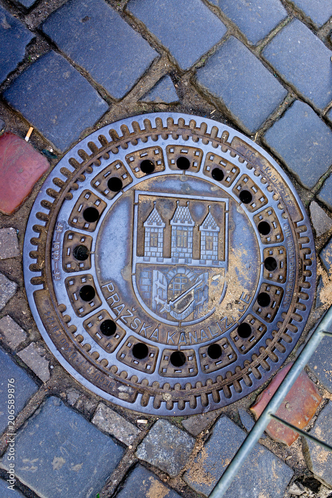 Prague Manhole