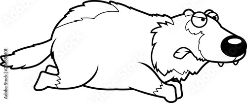 Angry Cartoon Wolverine