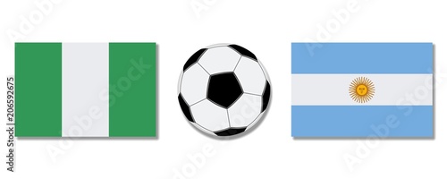 Football. Nigeria - Argentine