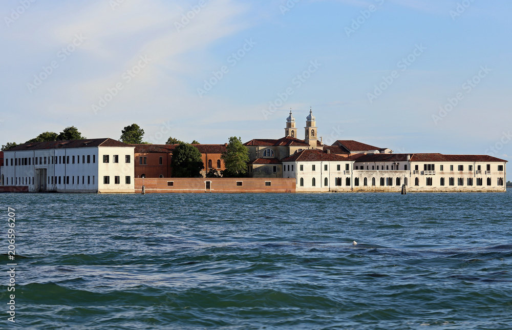 small island called San Servolo near Venice in Italy.