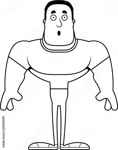Cartoon Surprised Man