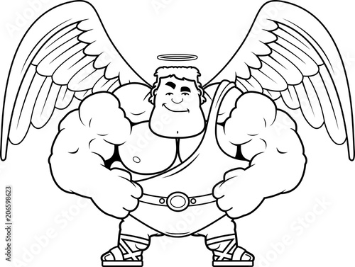 Cartoon Angel Confident