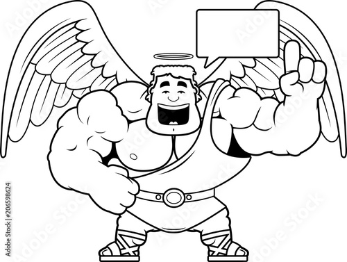 Cartoon Angel Talking