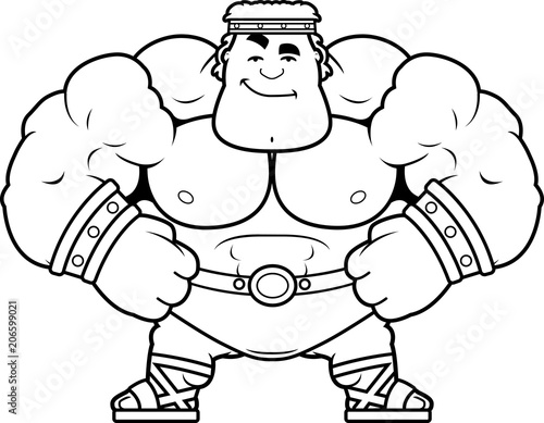 Cartoon Hercules Confident