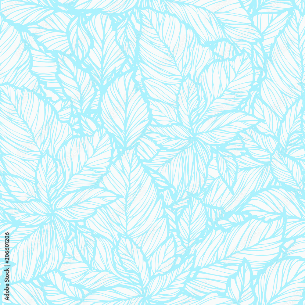 Elegance seamless leaves pattern Elegance seamless leaves pattern