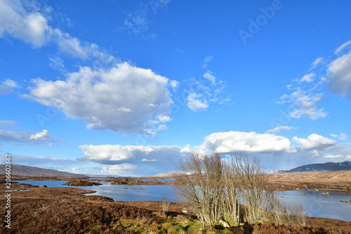 Scotland highlands lake 