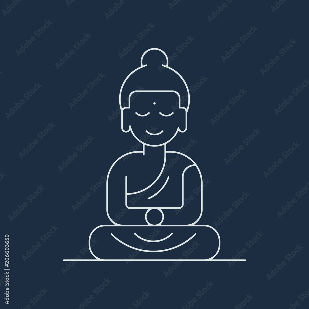 Sitting Buddha icon