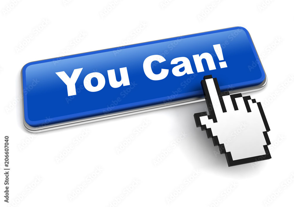 you can concept 3d illustration isolated you can concept 3d illustration isolated