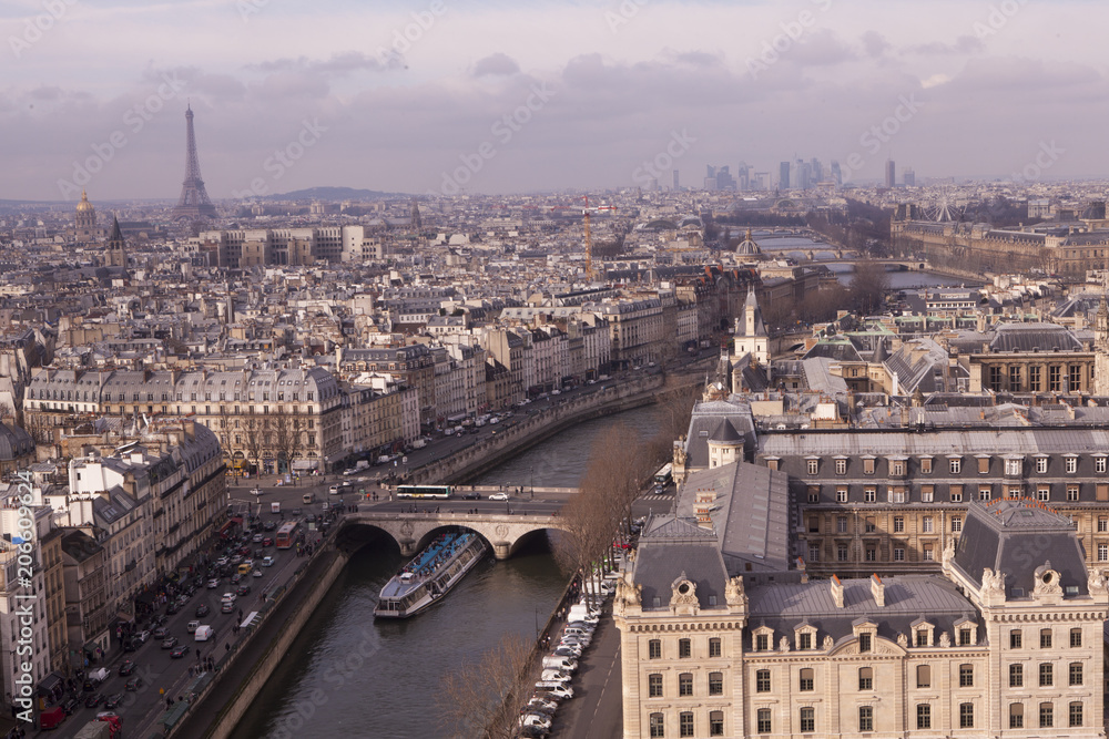 vista aerea de paris