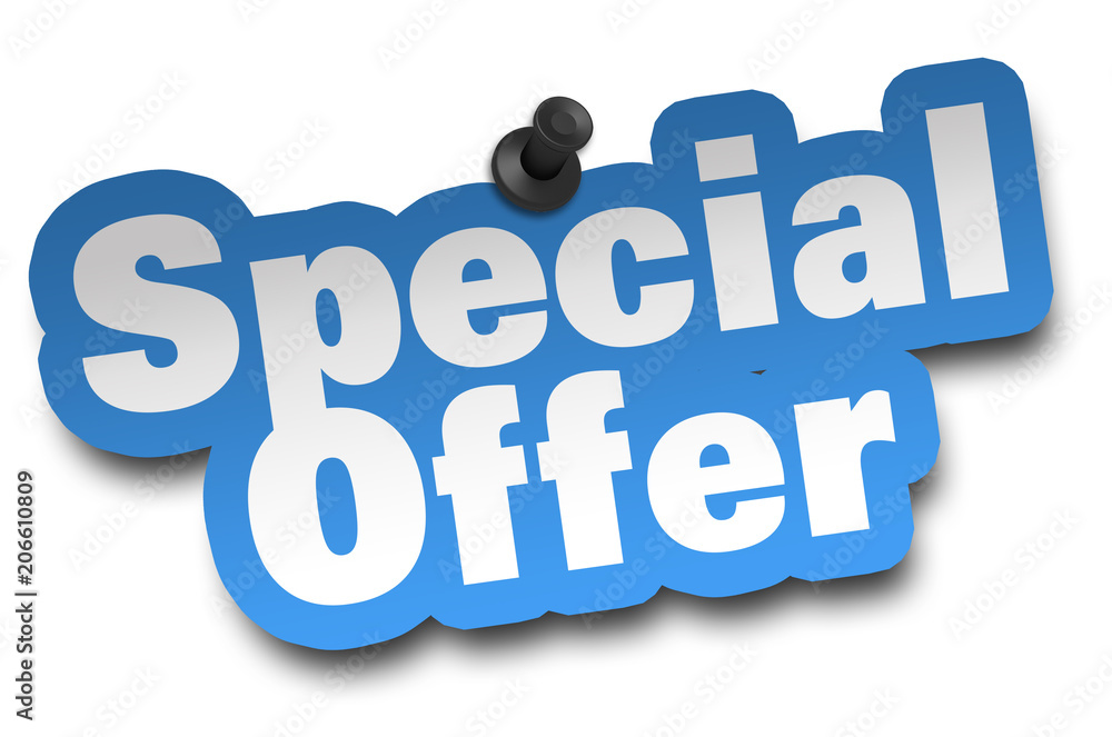 special offer concept 3d illustration isolated special offer concept 3d illustration isolated