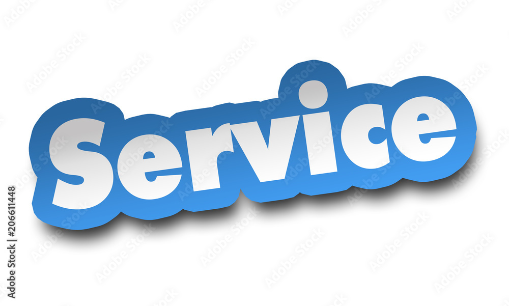 service concept 3d illustration isolated service concept 3d illustration isolated