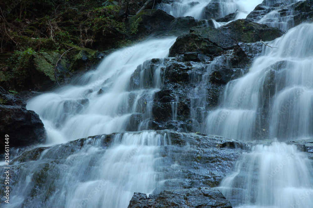 Fototapeta premium fast running waterfalls