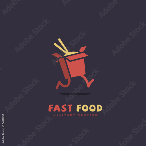 Fast food logo