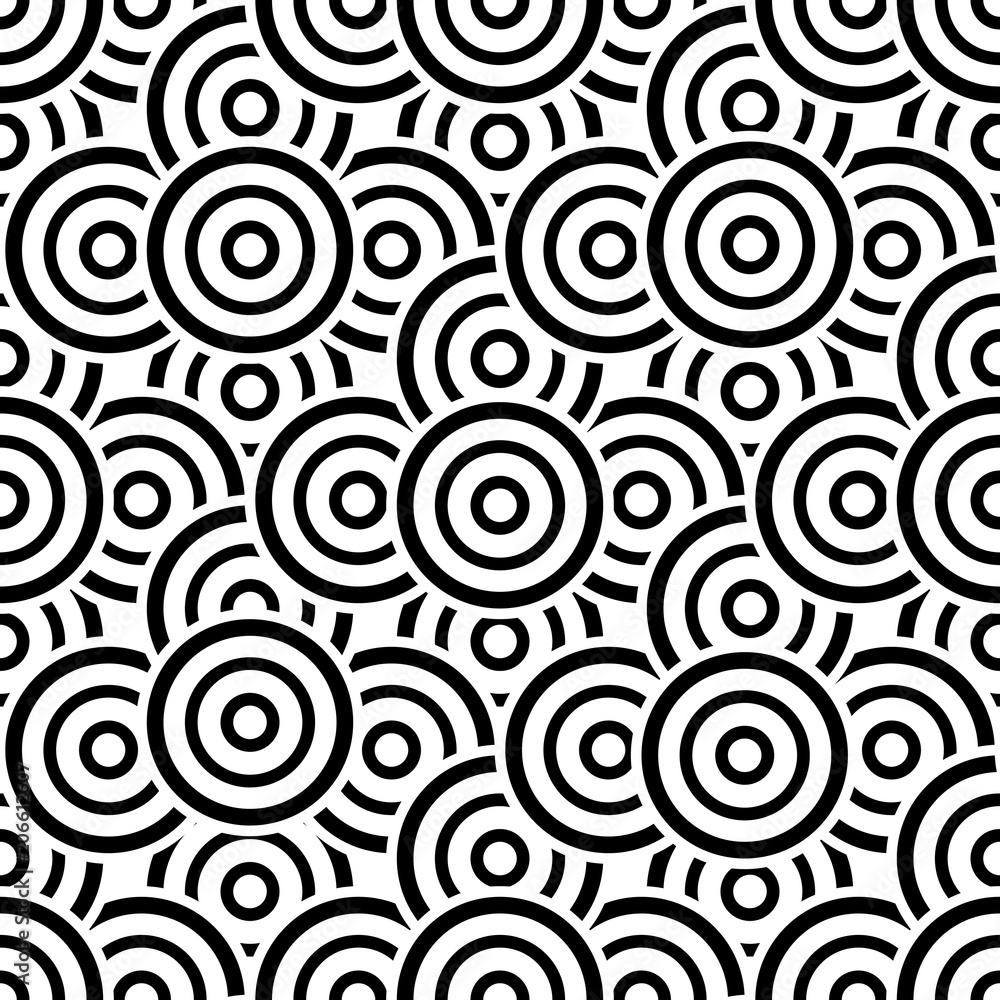 Fototapeta premium Geometric seamless pattern.