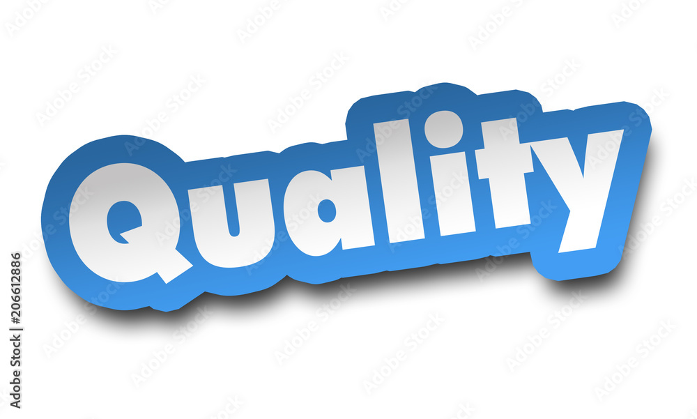 quality concept 3d illustration isolated quality concept 3d illustration isolated