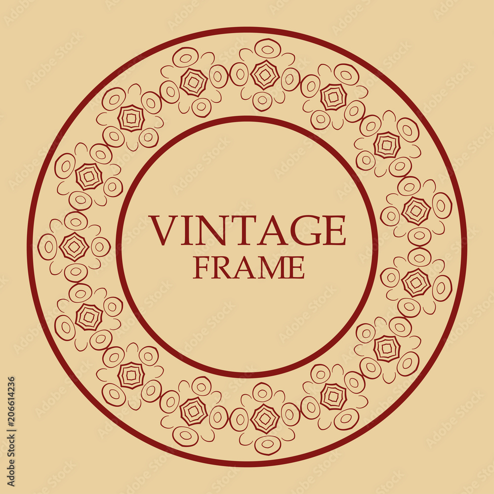 Obraz premium Vintage retro frame
