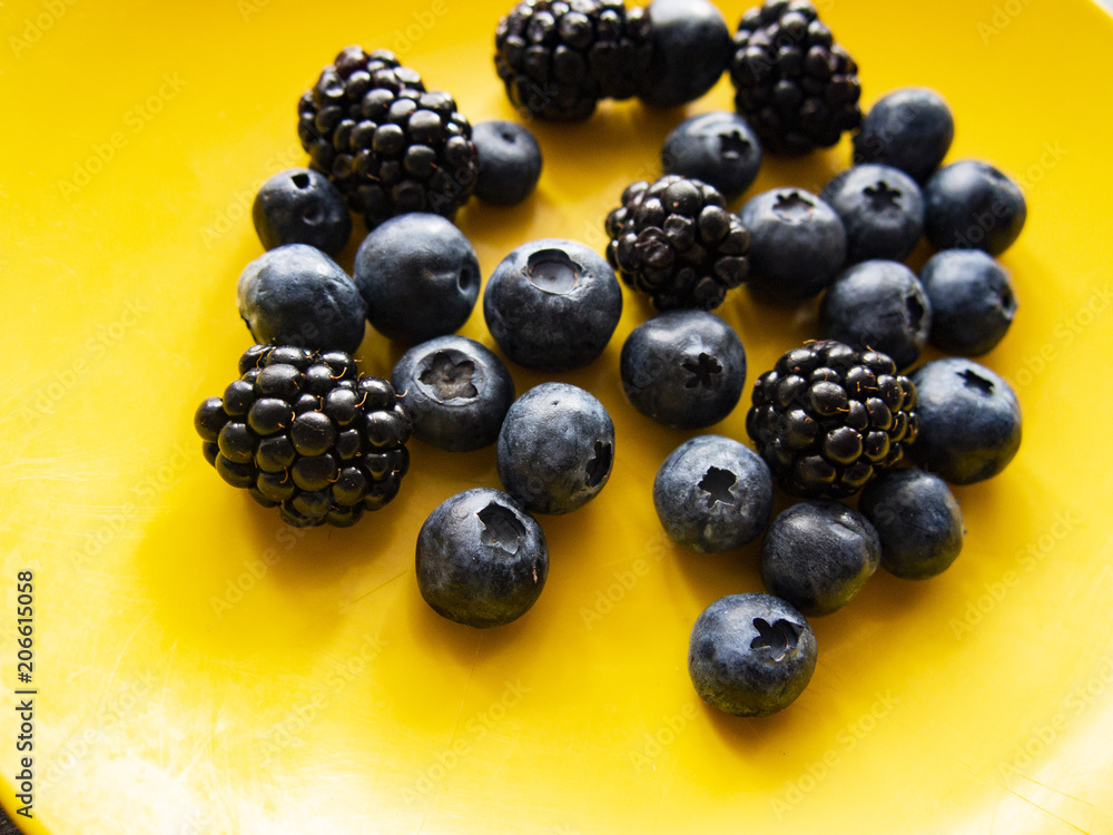 bright ripe berries