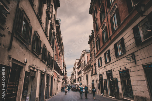 A trade street in Rome 