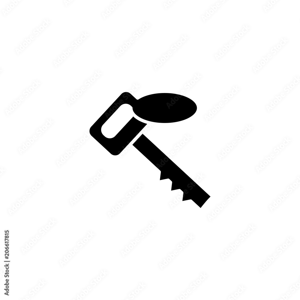 Key black icon concept. Key flat vector symbol, sign, illustration. Key black icon concept. Key flat vector symbol, sign, illustration.