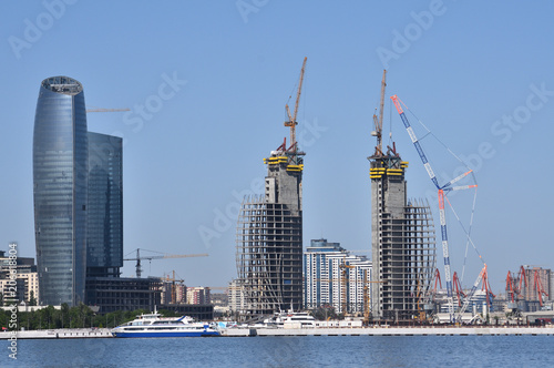 Building and Landmark Costruction Baku Azerbaijan