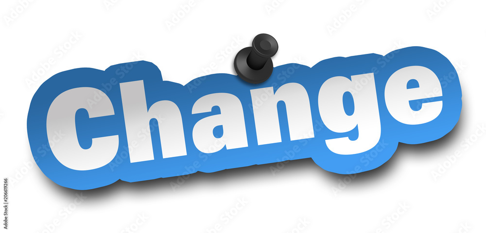 change concept 3d illustration isolated change concept 3d illustration isolated