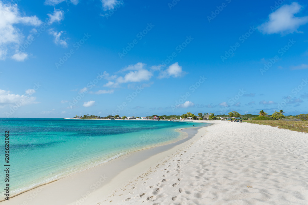 Beautiful beach in Los Roques archipelago, one of the most Beautiful beach in Los Roques archipelago, one of the most