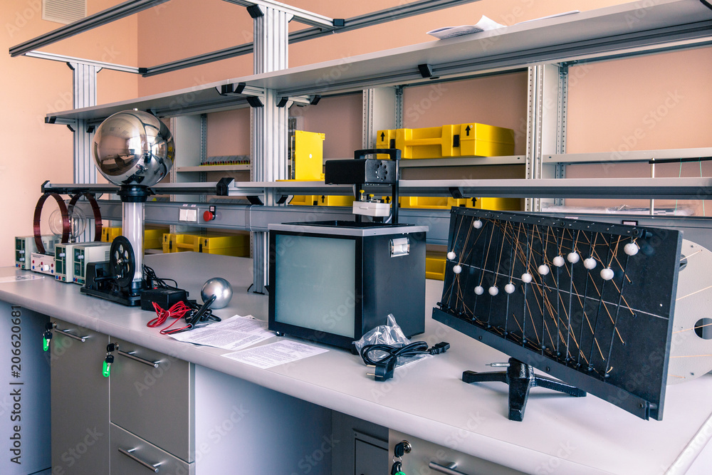 Naklejka premium School laboratory