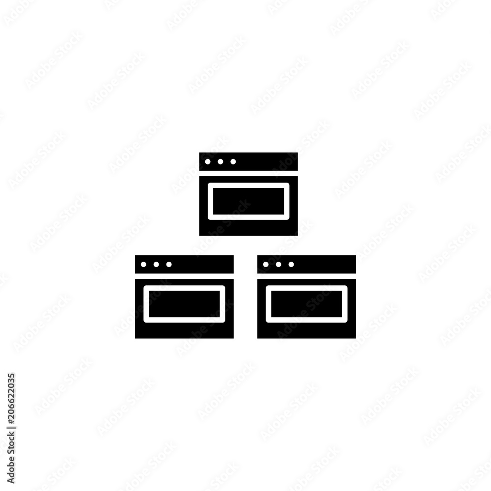Social network system black icon concept. Social network system flat vector symbol, sign, illustration. Social network system black icon concept. Social network system flat vector symbol, sign, illustration.
