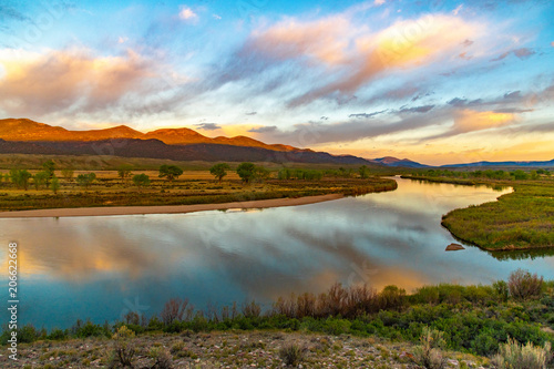 A Beautiful Sunrise Showcasing Colorado's Yampa River