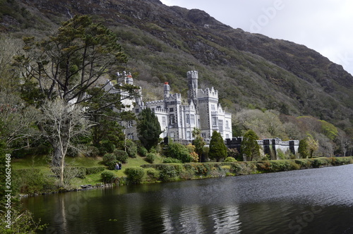 Kylemore Abbey in early spring surroundings photo