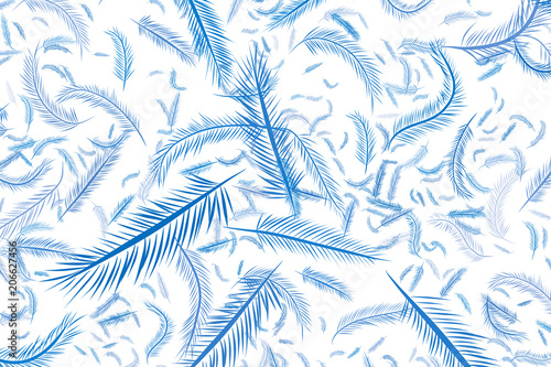 The feather illustrations background abstract, hand drawn. Details, line, canvas & nature.