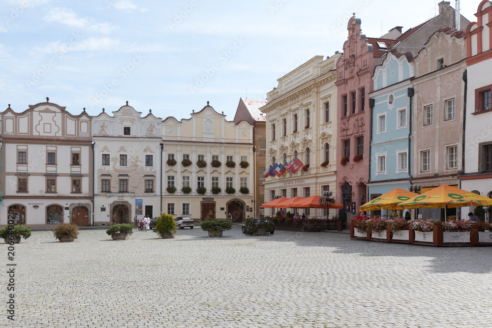 Old Pardubice town center