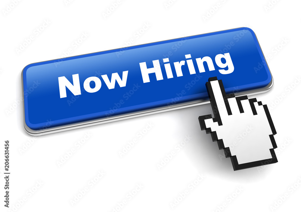 now hiring concept 3d illustration isolated now hiring concept 3d illustration isolated