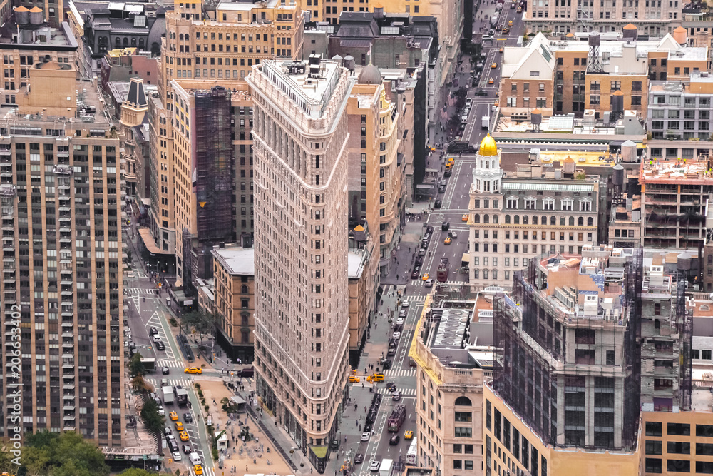 Cityscape of the Flatiron Building (New York City)